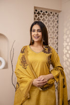 TRENDY COTTON HANDWORK SUIT