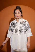 EMBROIDERED LOSE FIT SHIRT