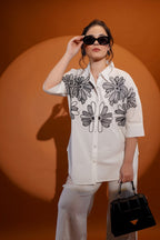 EMBROIDERED LOSE FIT SHIRT