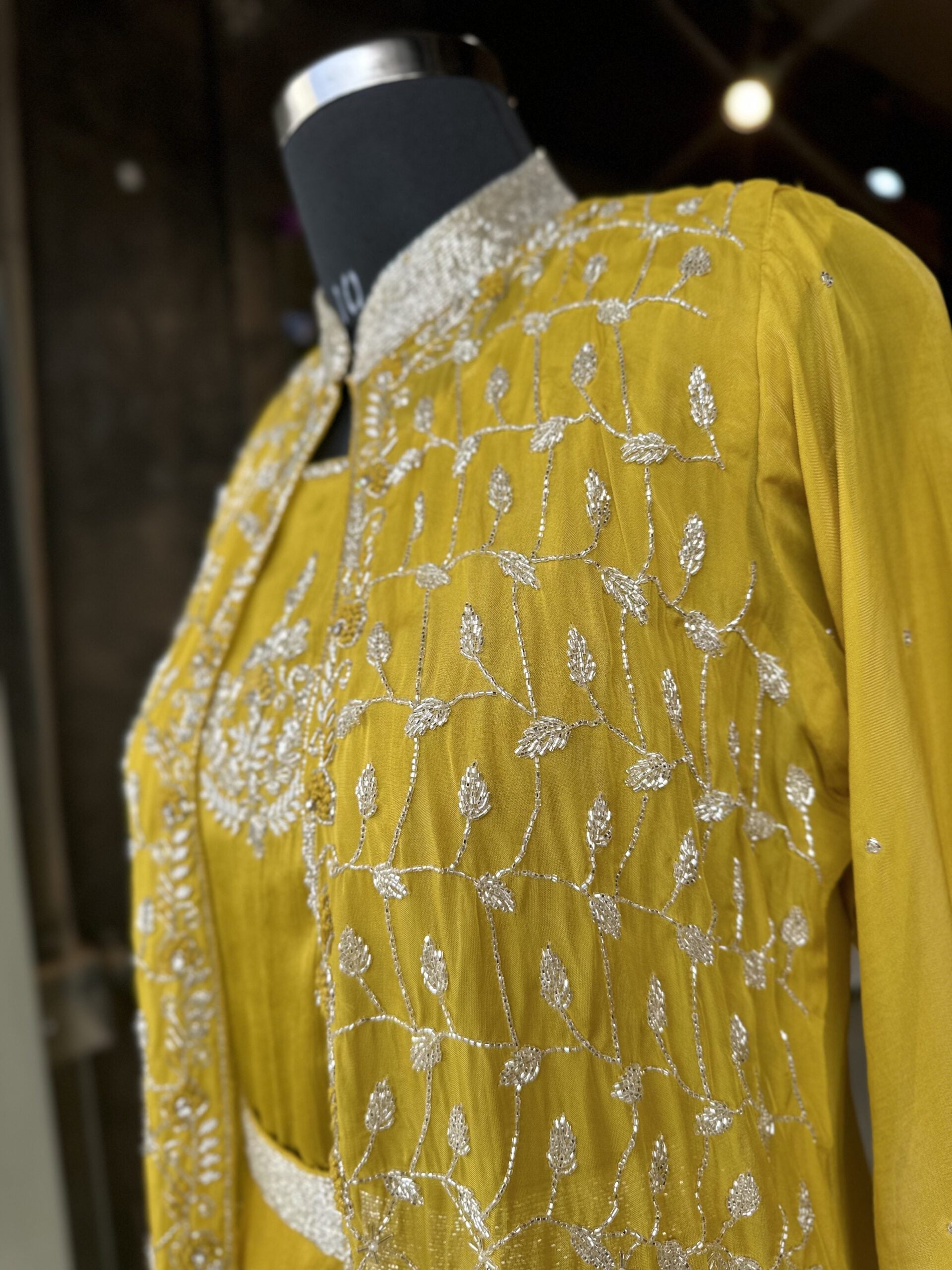 Pure Chinon Gown With Shurg