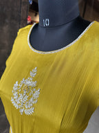 Pure Chinon Gown With Shurg