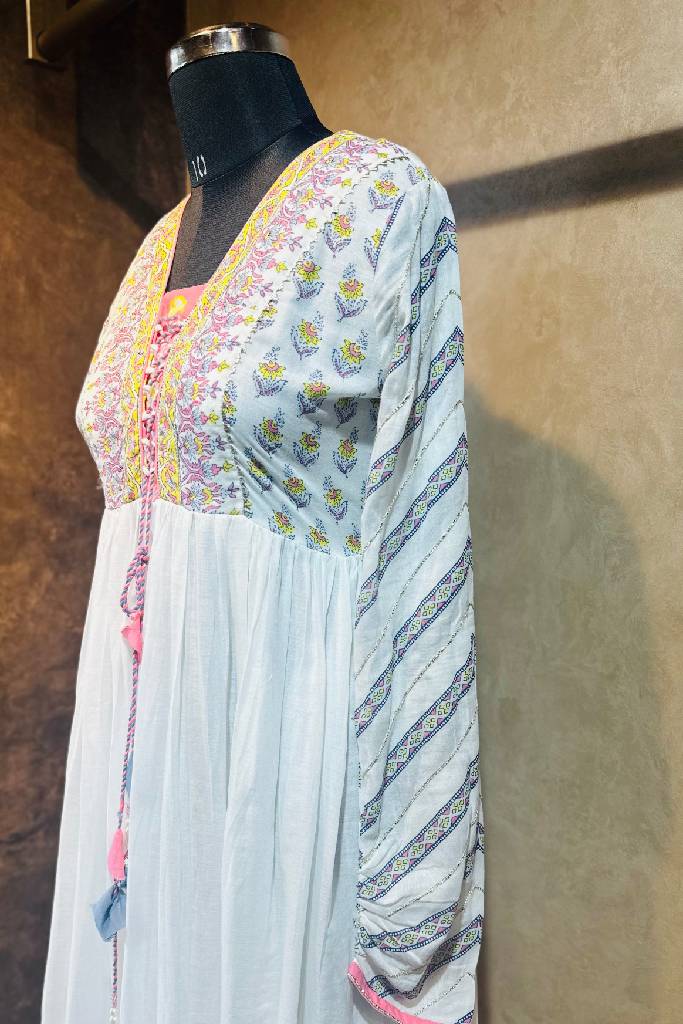 Pure Mulmul Anarkali Suit