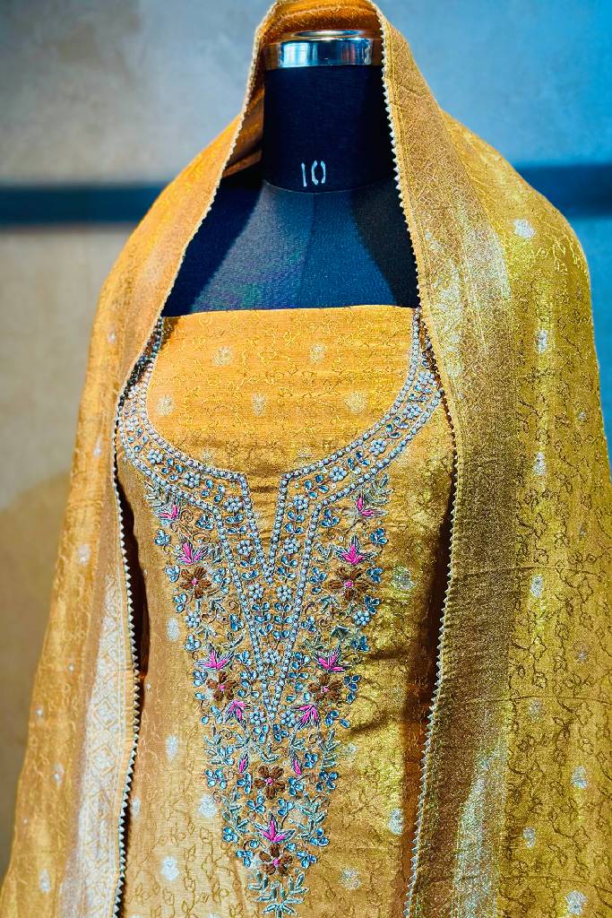 Pure Banarasi Handwork Suit