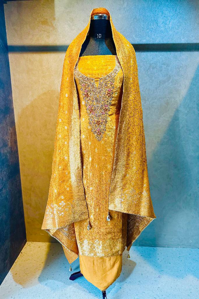Pure Banarasi Handwork Suit