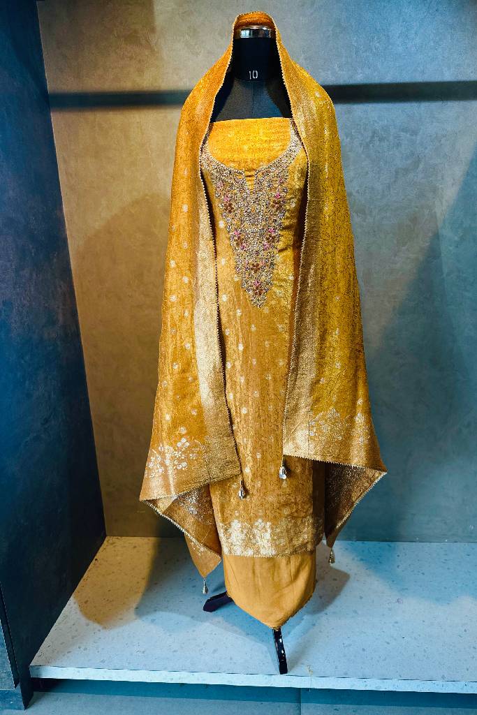 Pure Banarasi Handwork Suit