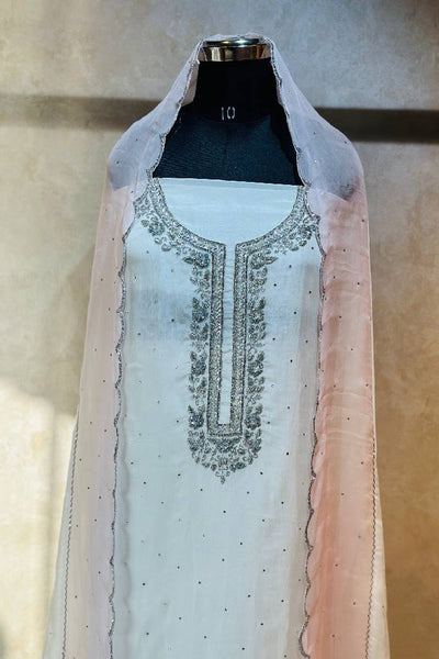 Pure Organza Handwork Suit