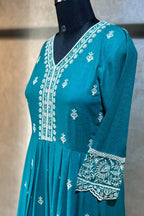 Rayon Heavy Work Anarkali Suit