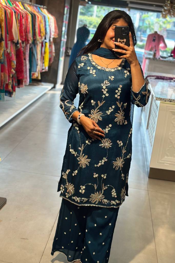 Chinon Handwork Plazo Set