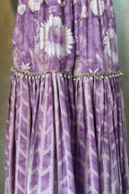 Handwork Muslin Sharara Set