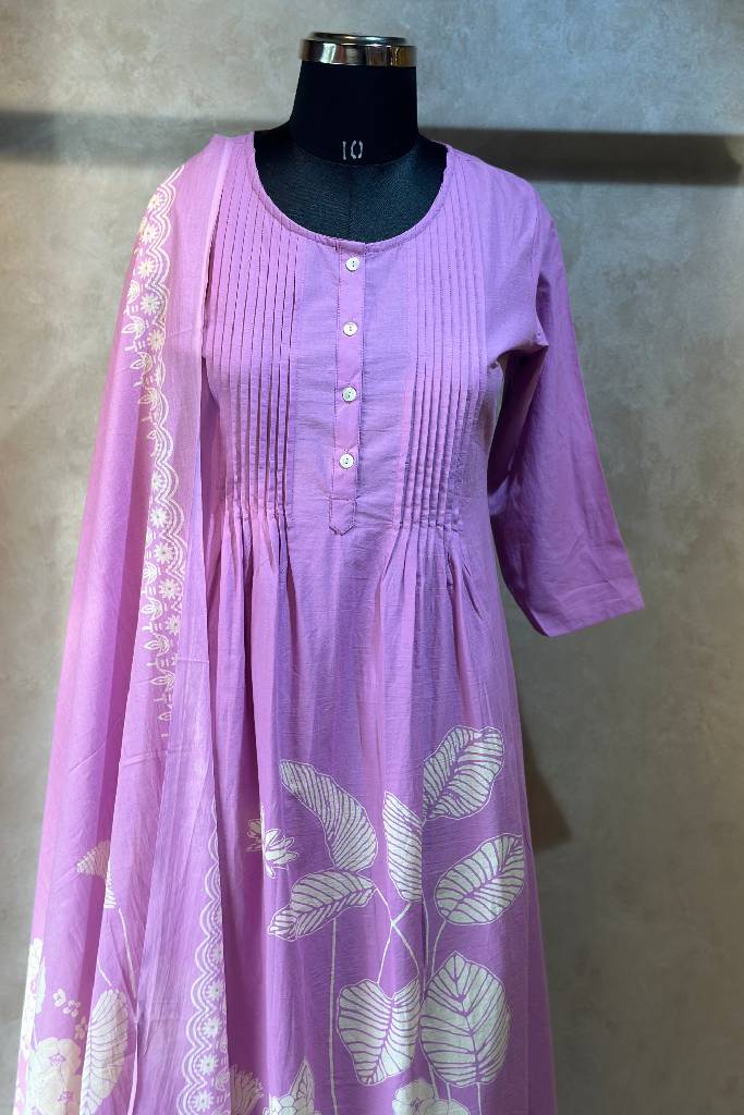 Anarkali Cotton Suit Set