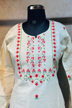 Linen Thread Work Suit