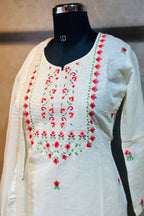 Linen Thread Work Suit