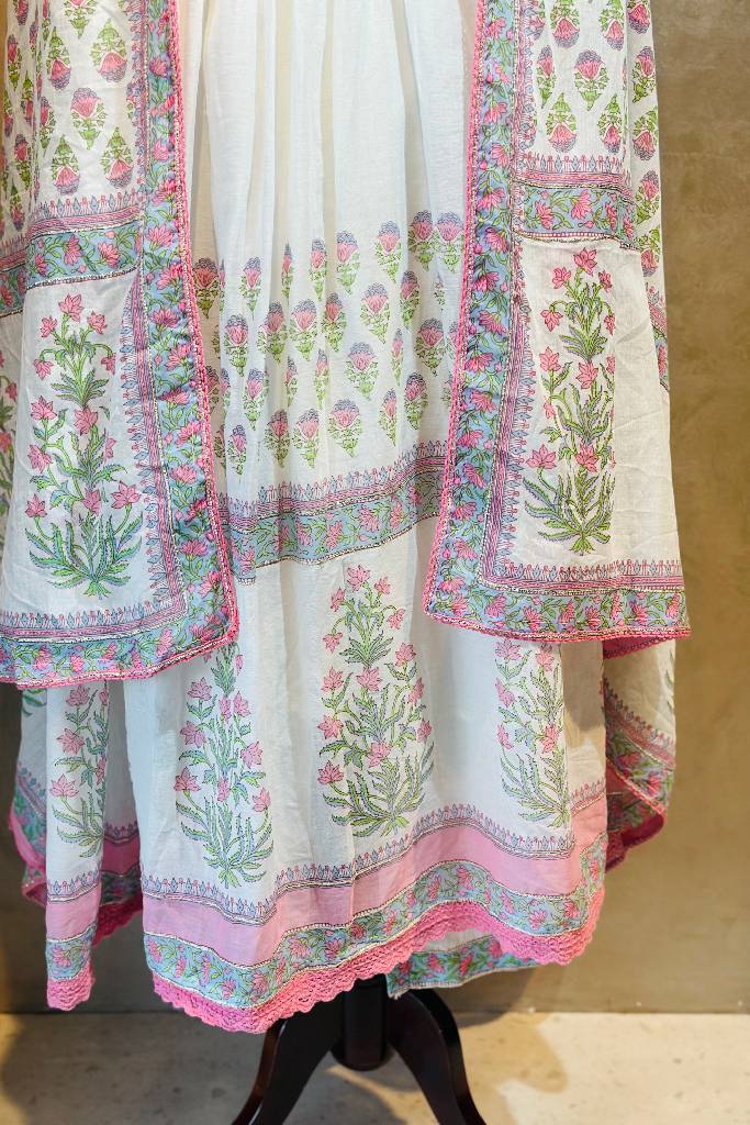 Anarkali In Angrakha Suit