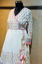 Anarkali In Angrakha Suit