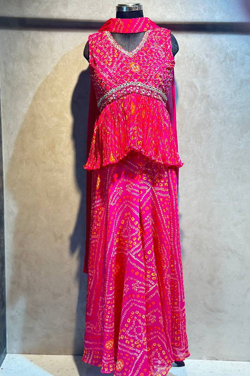Peplum Sharara Set