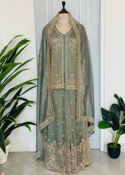 Premium  Gold Elegance Suit  Set