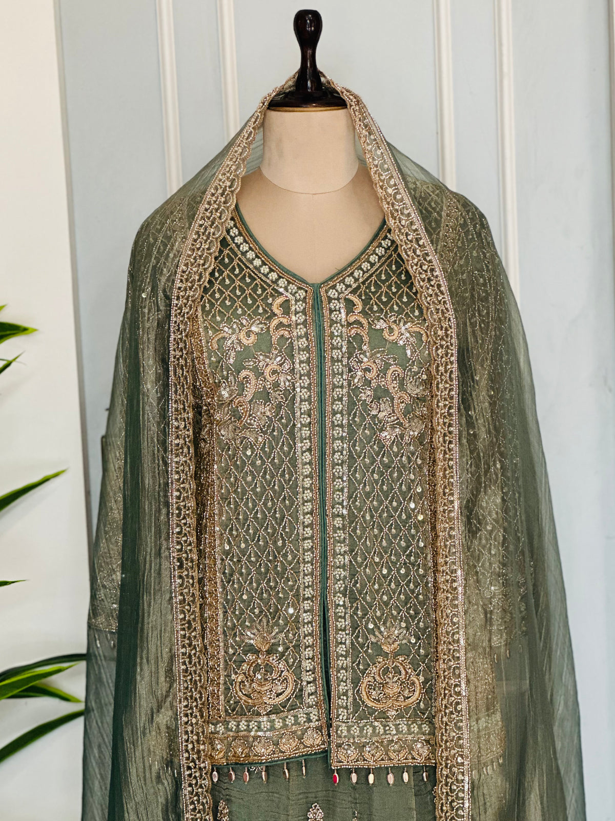Premium  Gold Elegance Suit  Set