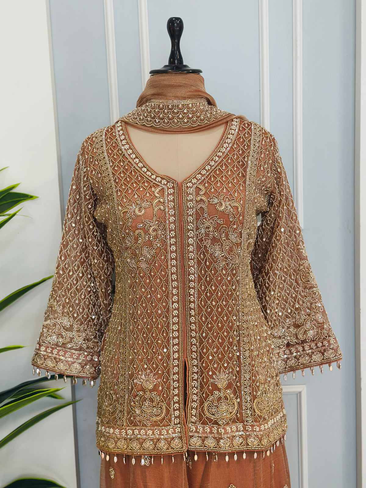 Premium  Gold Elegance Suit  Set
