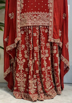 Rust Royale Premium Palazzo Set
