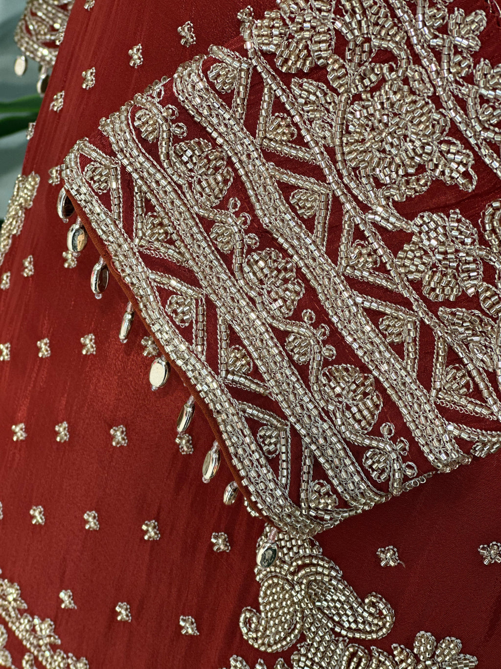 Rust Royale Premium Palazzo Set