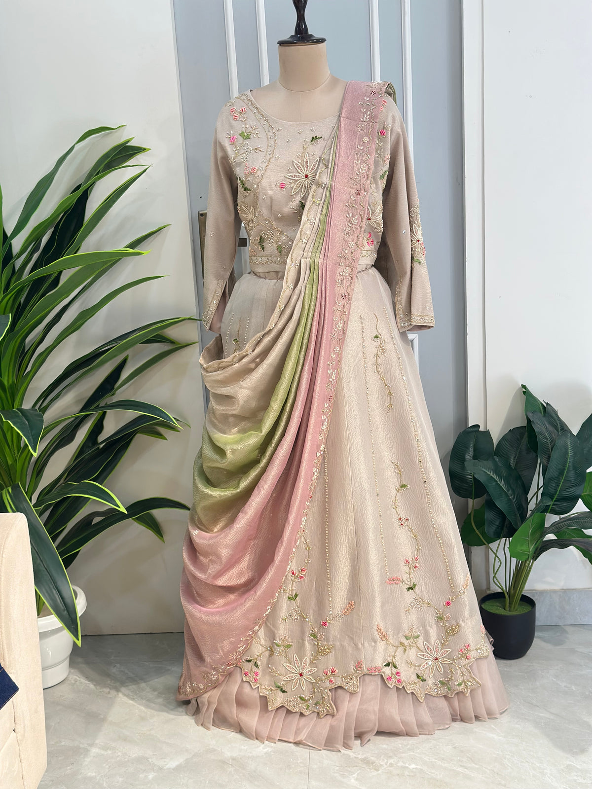 Royal Drape Lehenga