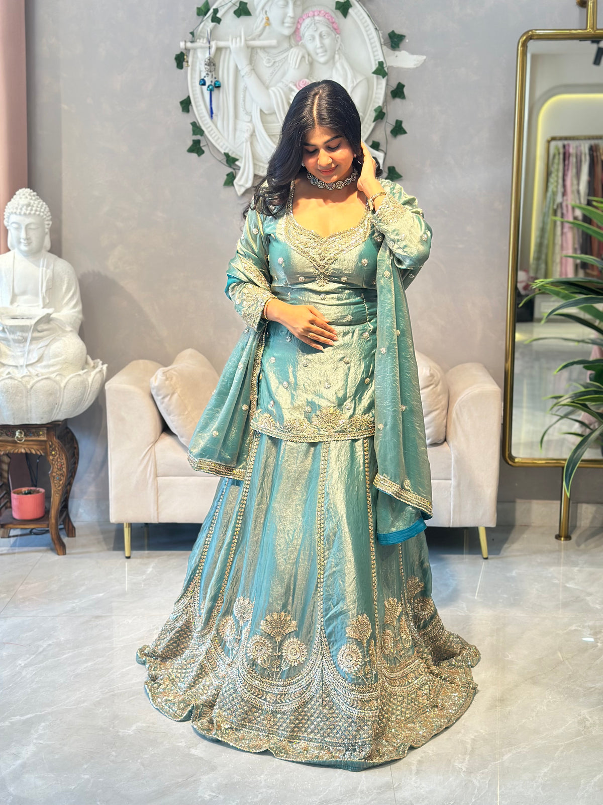 Couture Lehenga with Intricate Handwork