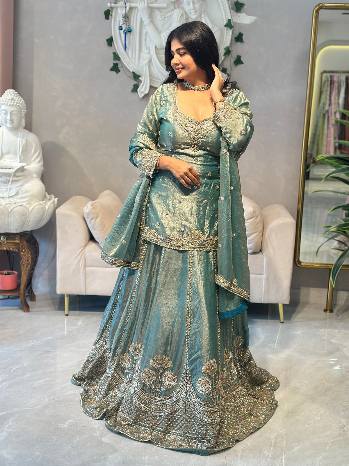 Couture Lehenga with Intricate Handwork