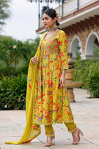 3 Piece Floral Jacket Suit