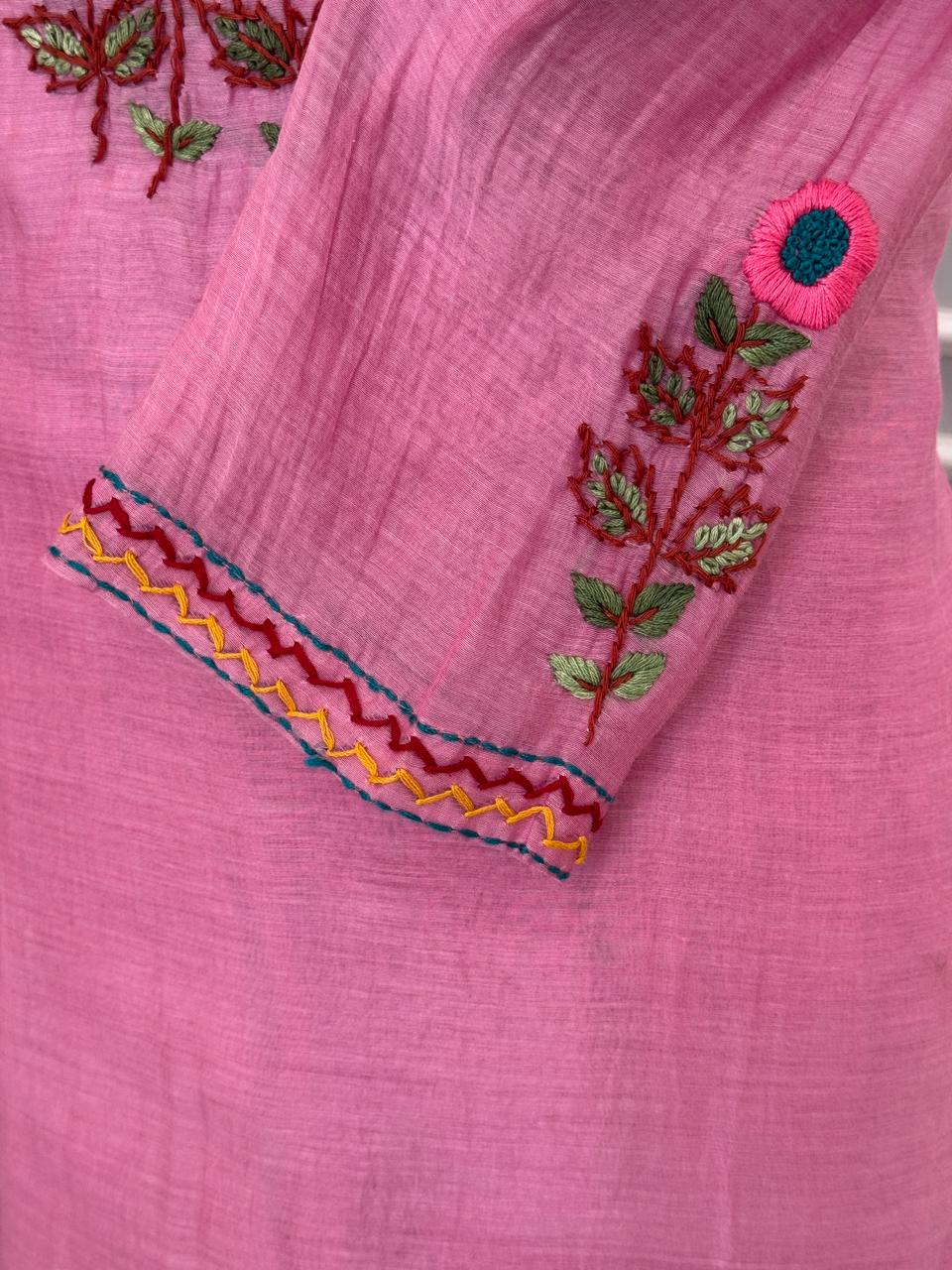 Aline Floral Embroidered Kurta Set