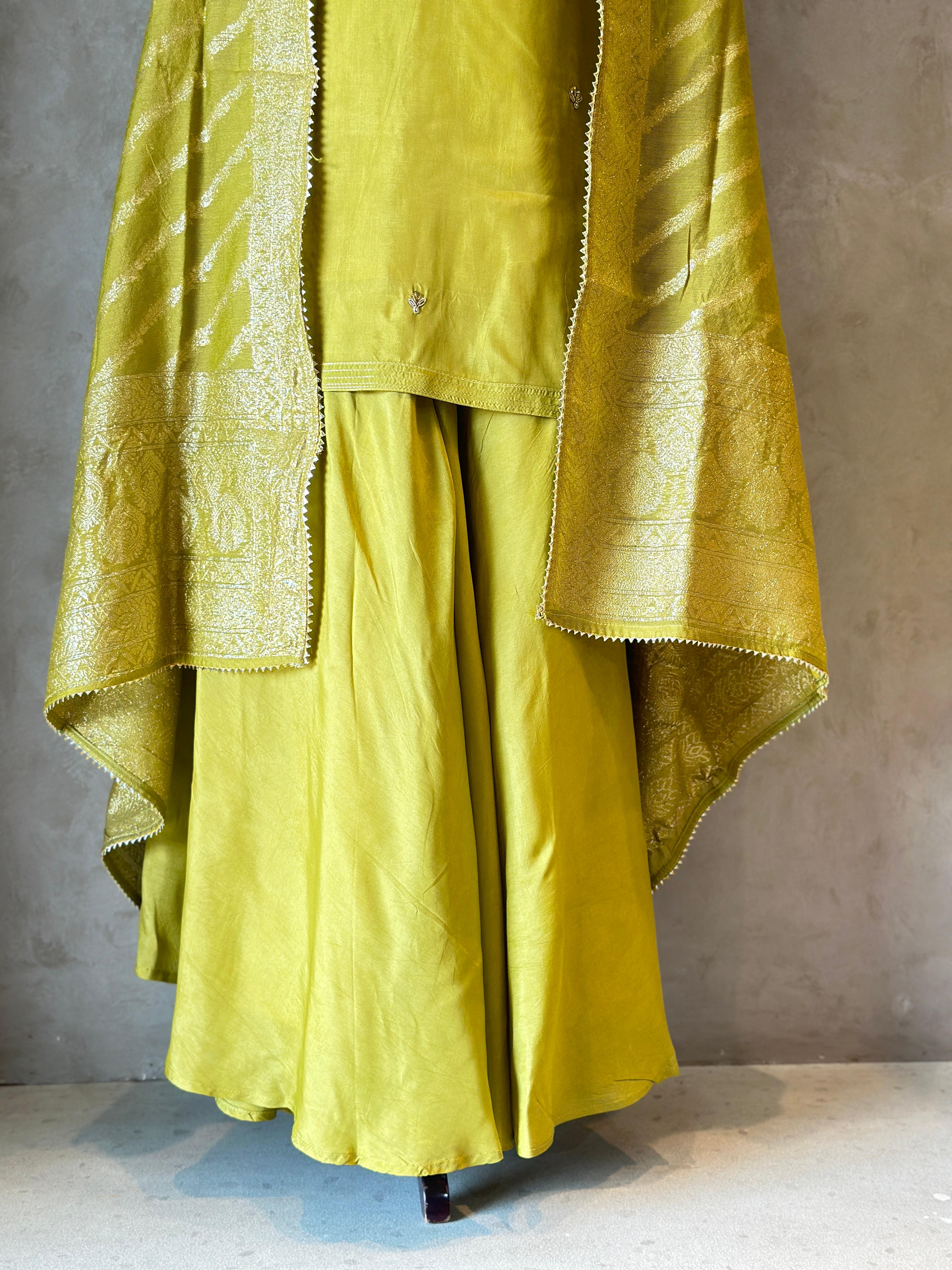 HANDWORK PLAZO SET