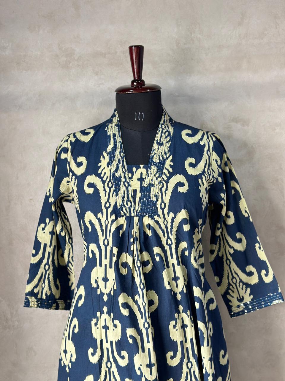 Printed Two Piece Set In Cotton