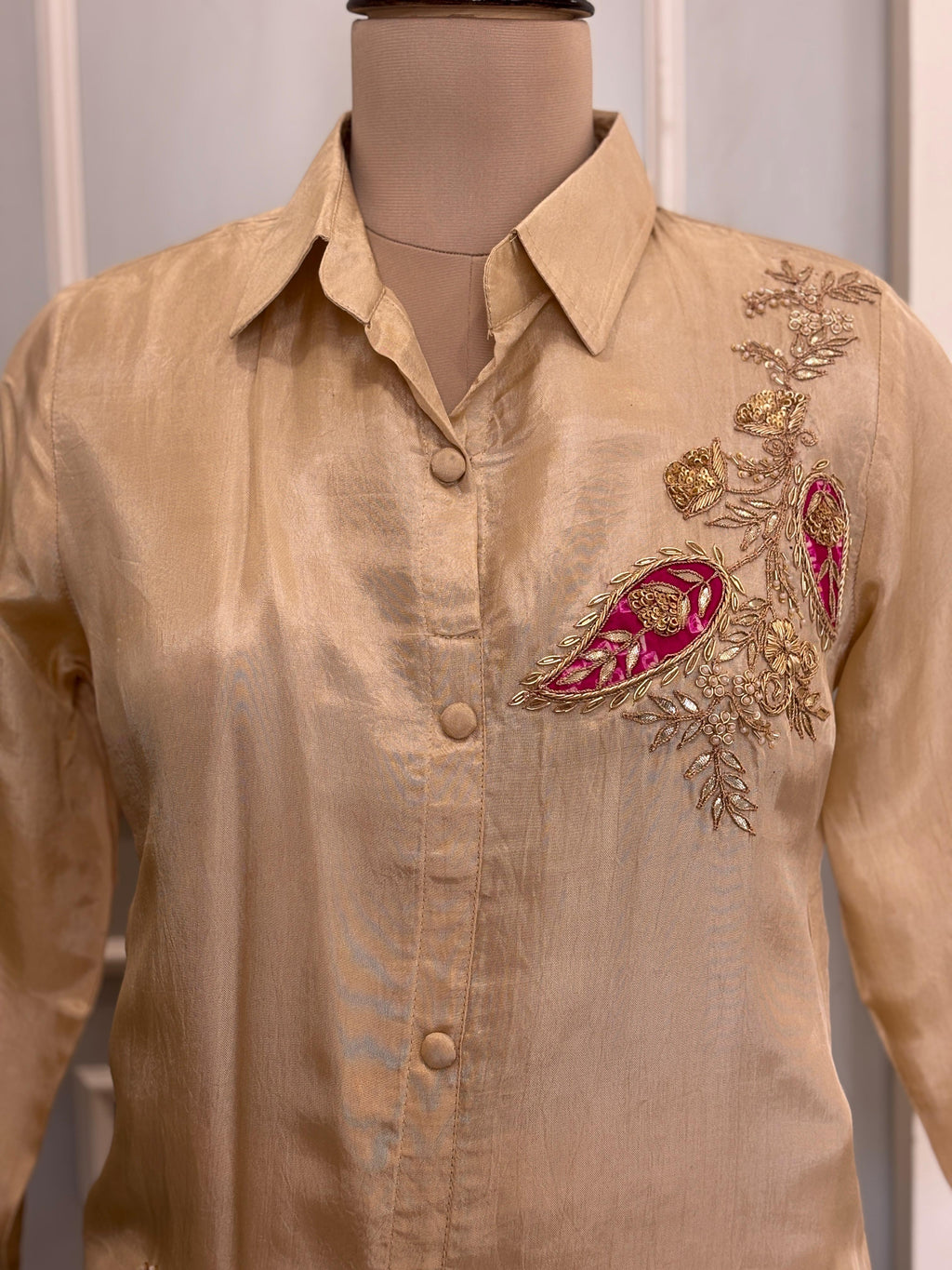 Classic Elegance Co-ord Set With Handwork