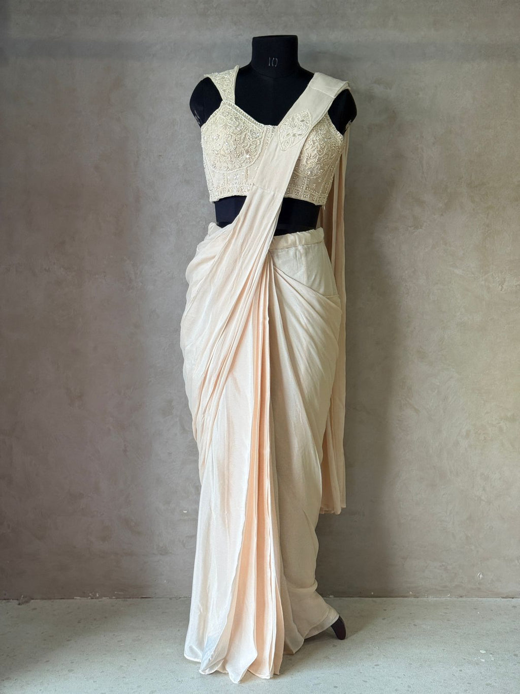 Indo -Western Pre-Stitched Drape Saree