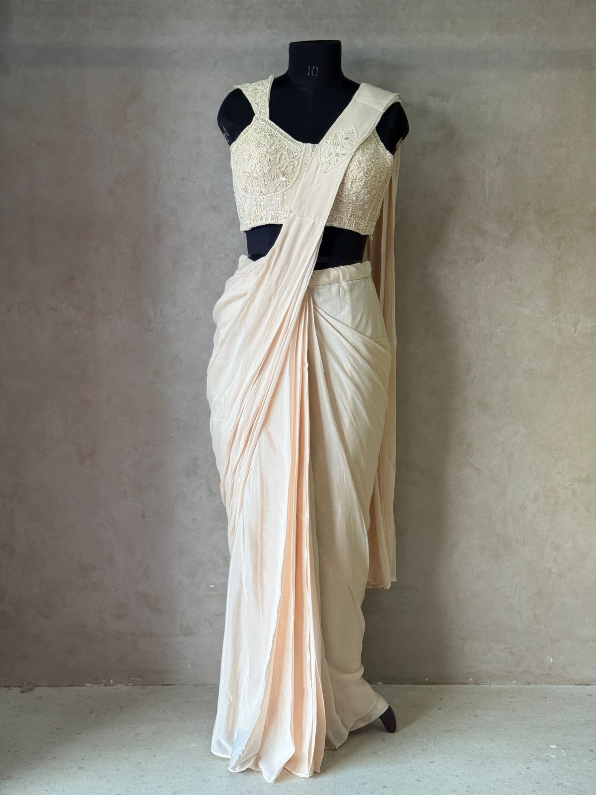 Indo -Western Pre-Stitched Drape Saree