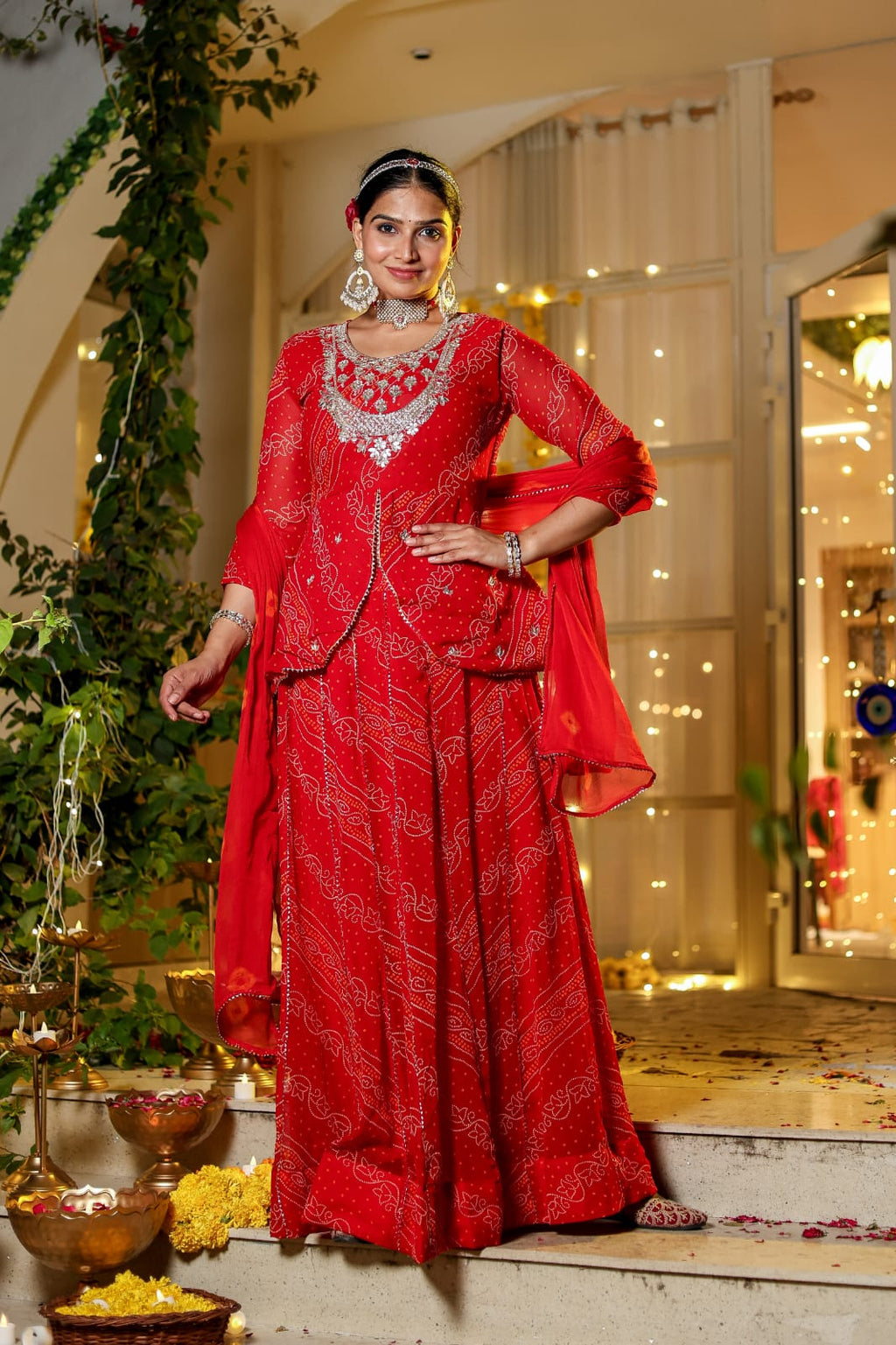 BHANDEJ SPECIAL HANDWORK SKIRT SET