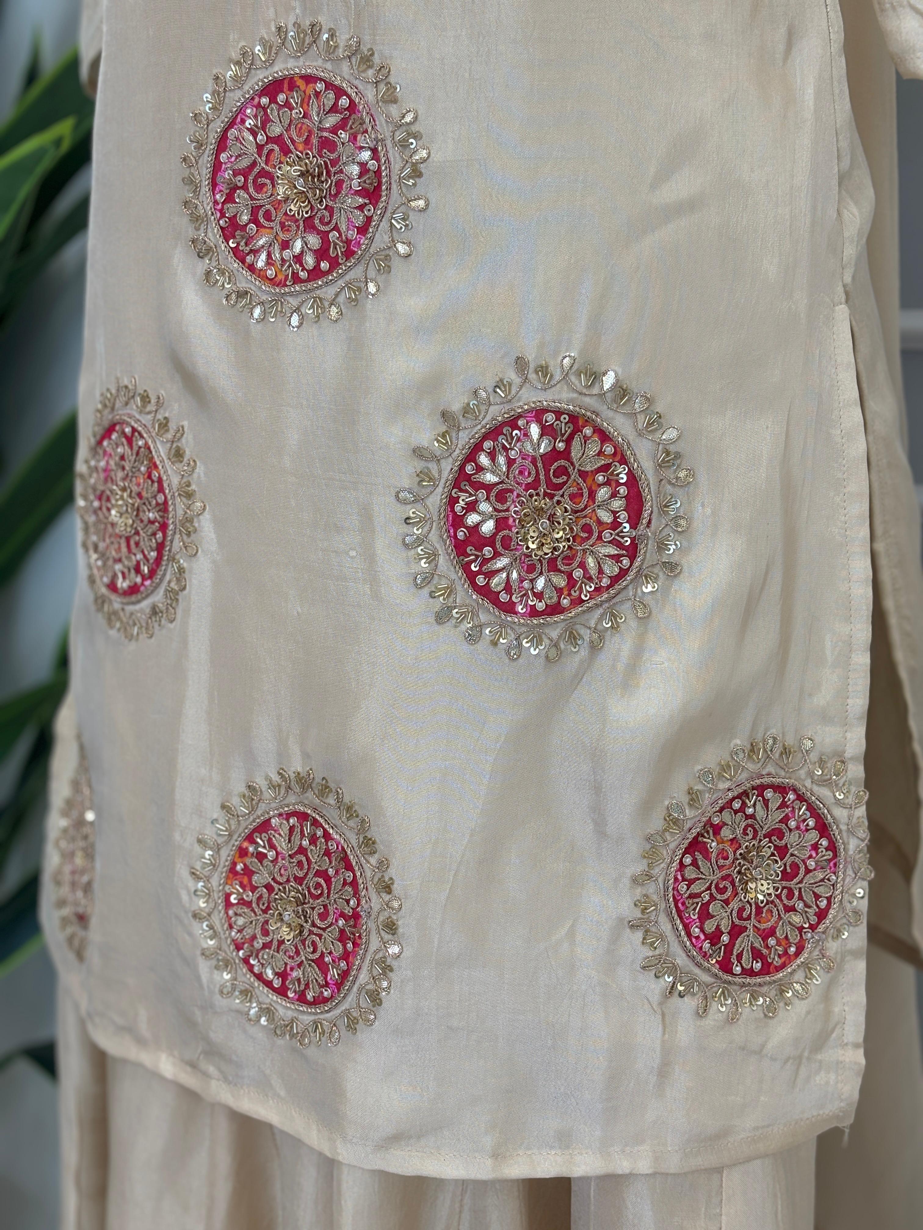 Beautiful Handwork Sharara Set
