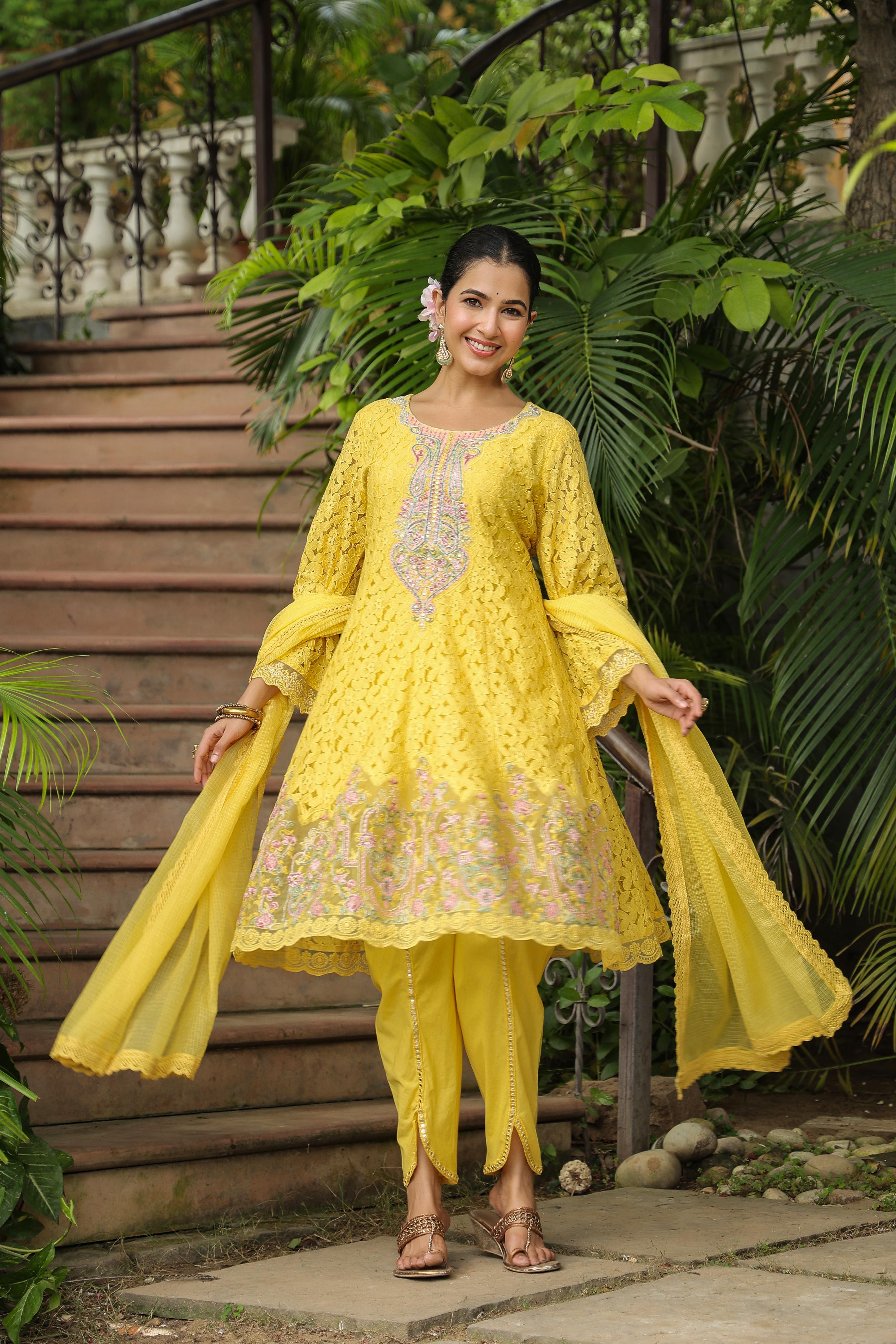 ANARKALI WITH EMBROIDERY