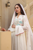 BEAUTIFUL MUL COTTON EMBROIDERED SUIT SET