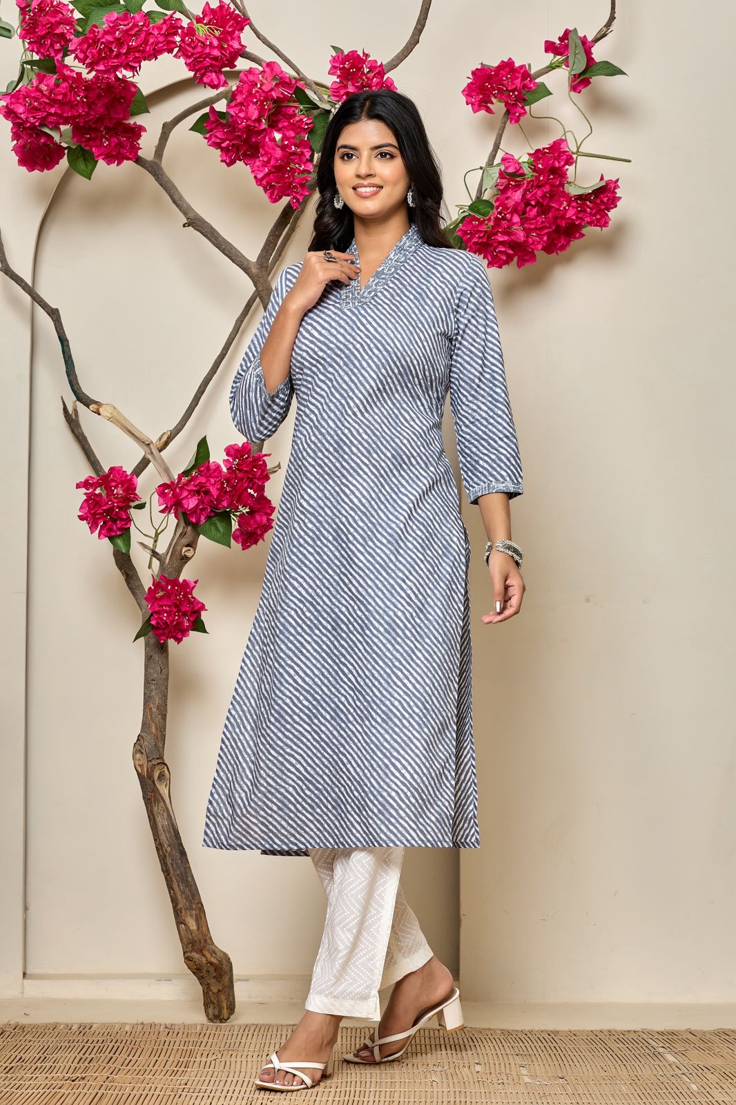 COTTON LAHARIYA KURTIS