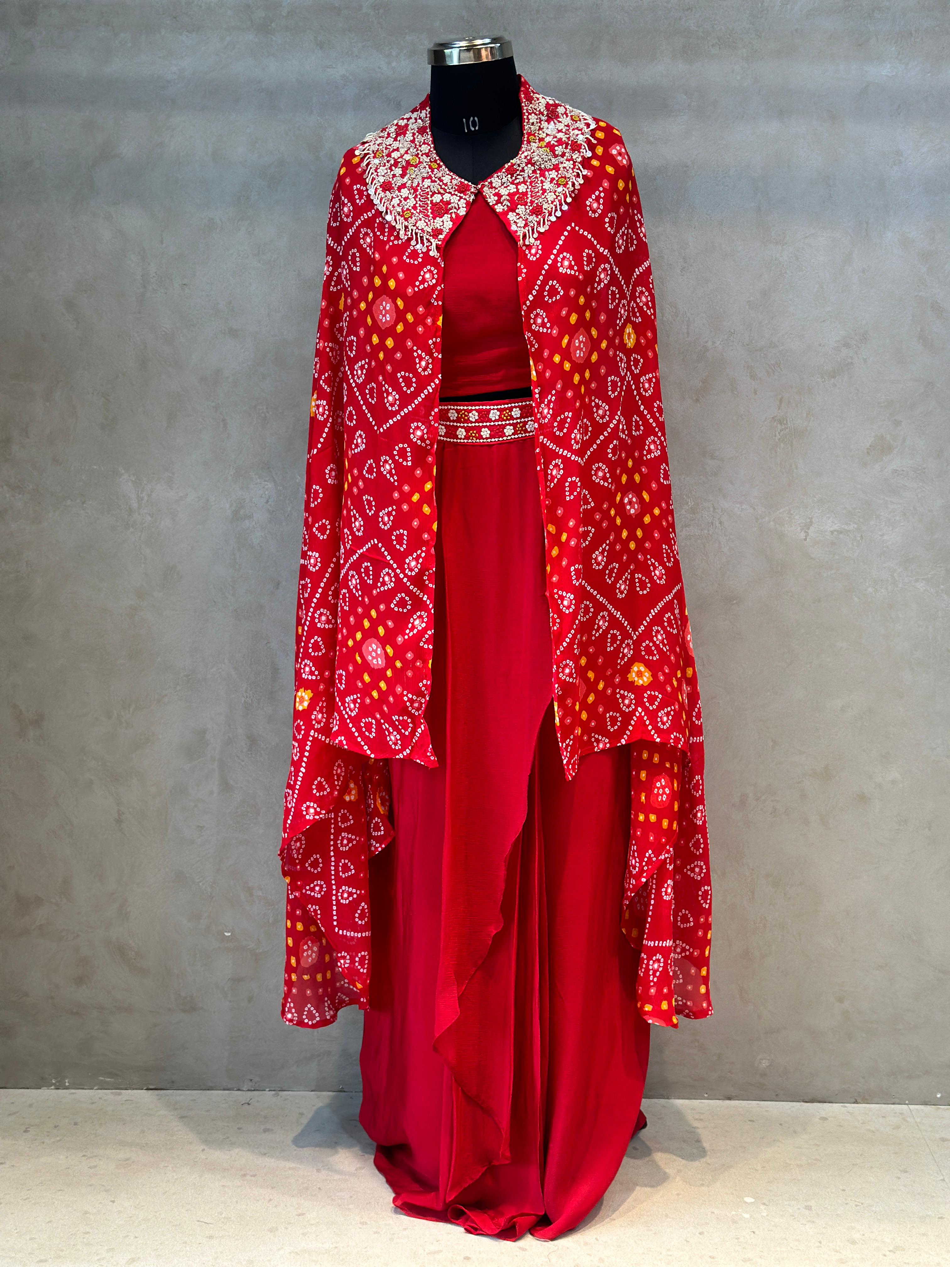 BHANDEJ SKIRT SHURG SET