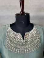 Soft Luxe Crush Tissue Palazzo Set with Dupatta