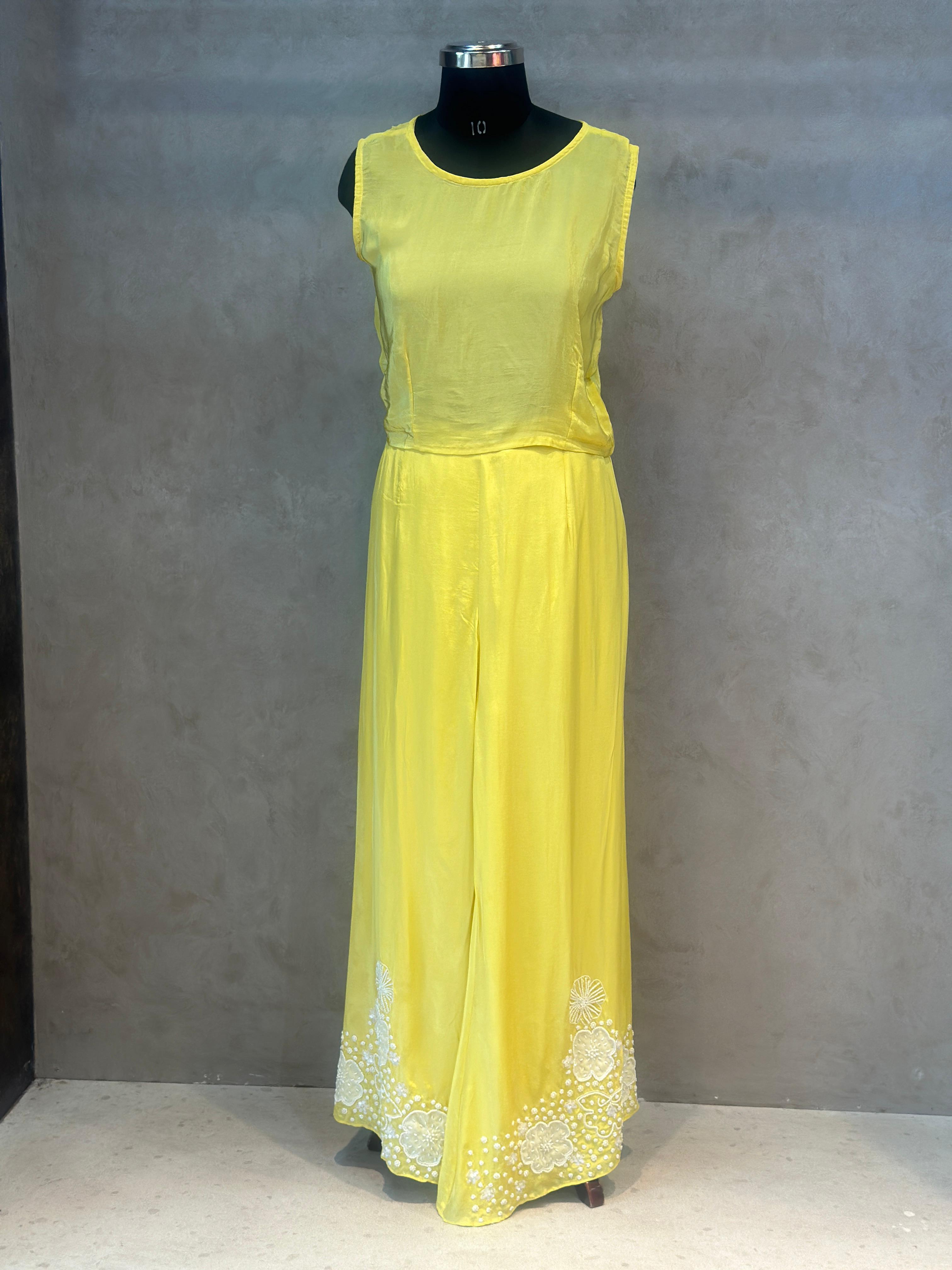 TRENDY HANDWORK PLAZO SET