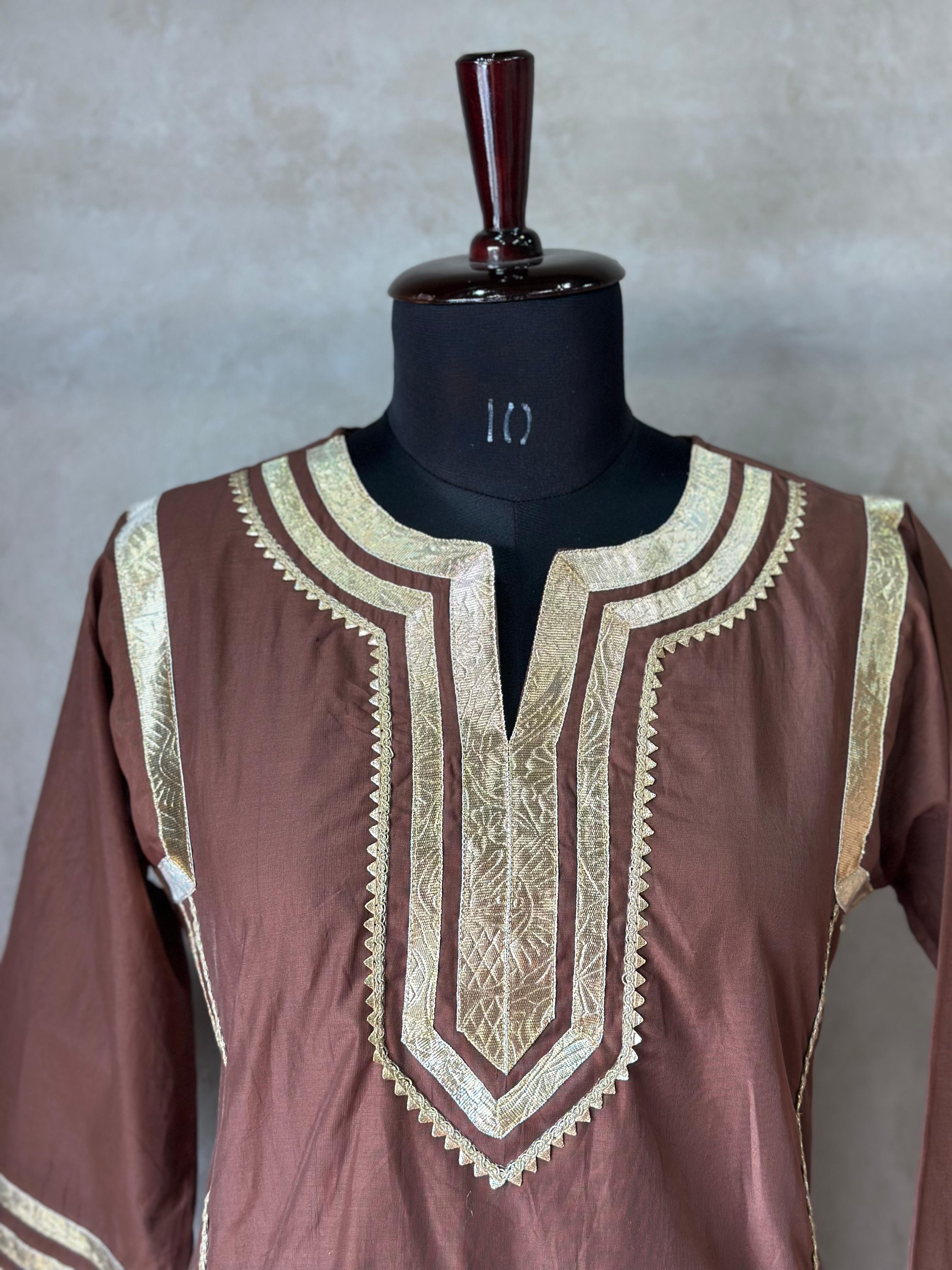 Malchanderi Kurta Set with Lace Work