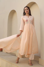 BEAUTIFUL EMBROIDERED MUL COTTON SUIT SET