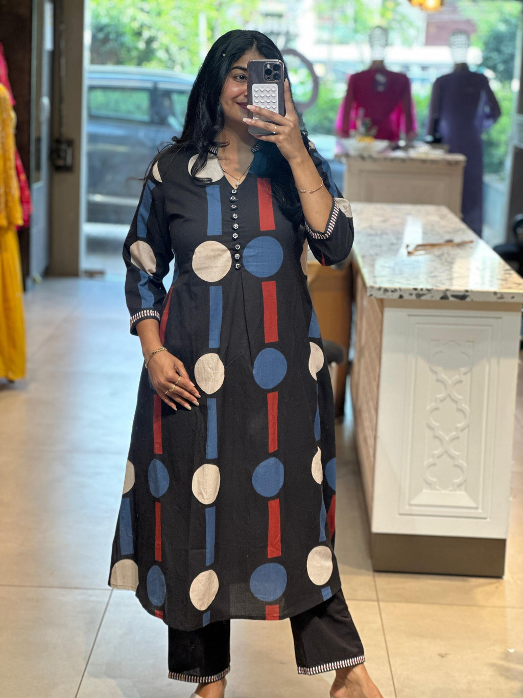 DOT PRINT COTTON CO-ORD SET