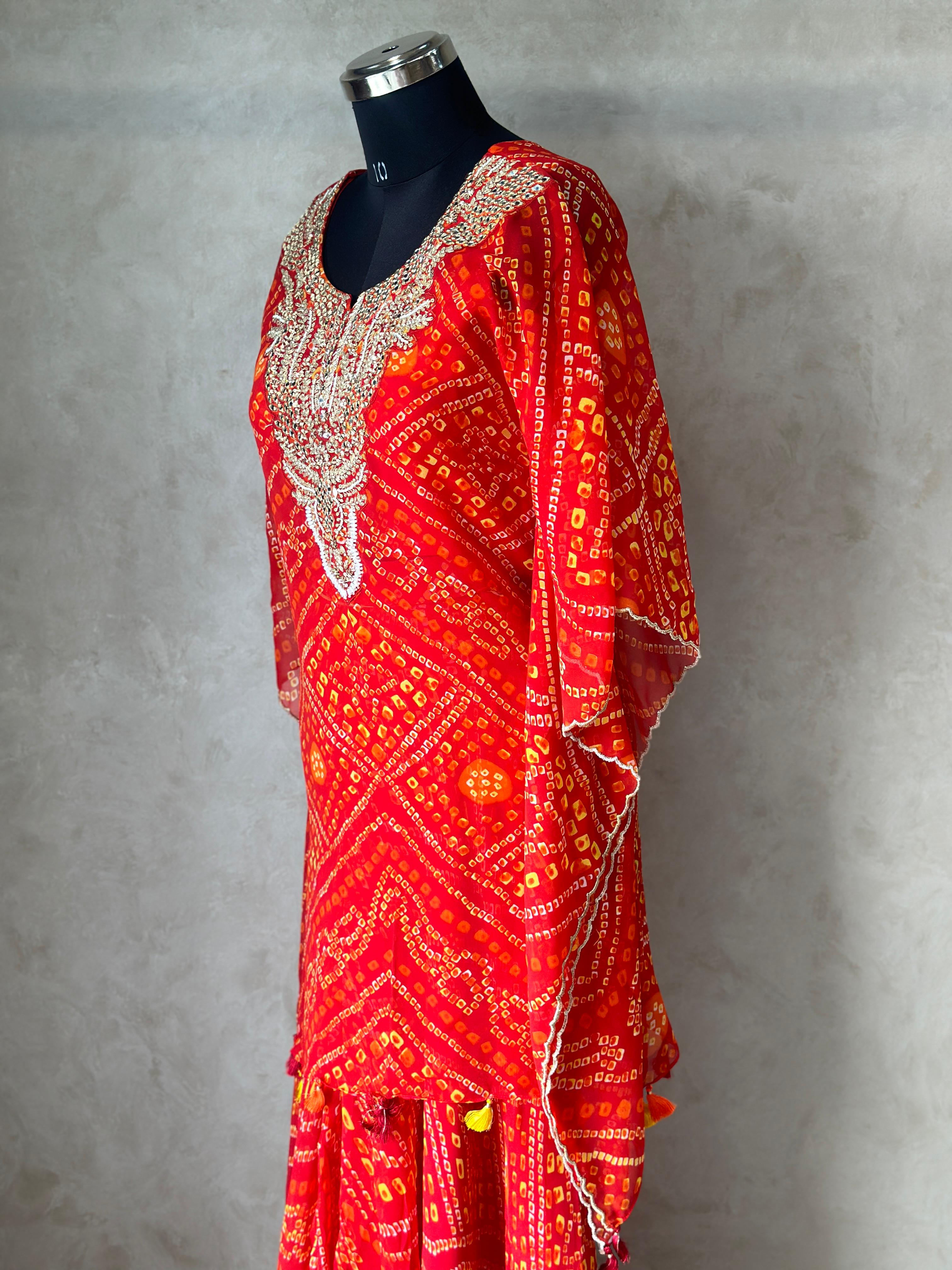 INDO WESTERN BHANDEJ KAFTAN