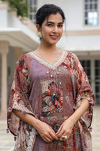 KAFTAN IN PURE CHINON