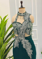 Designer Handwork Indo western Drape Saree