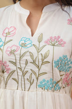 BEAUTIFUL MUL COTTON EMBROIDERED SUIT SET