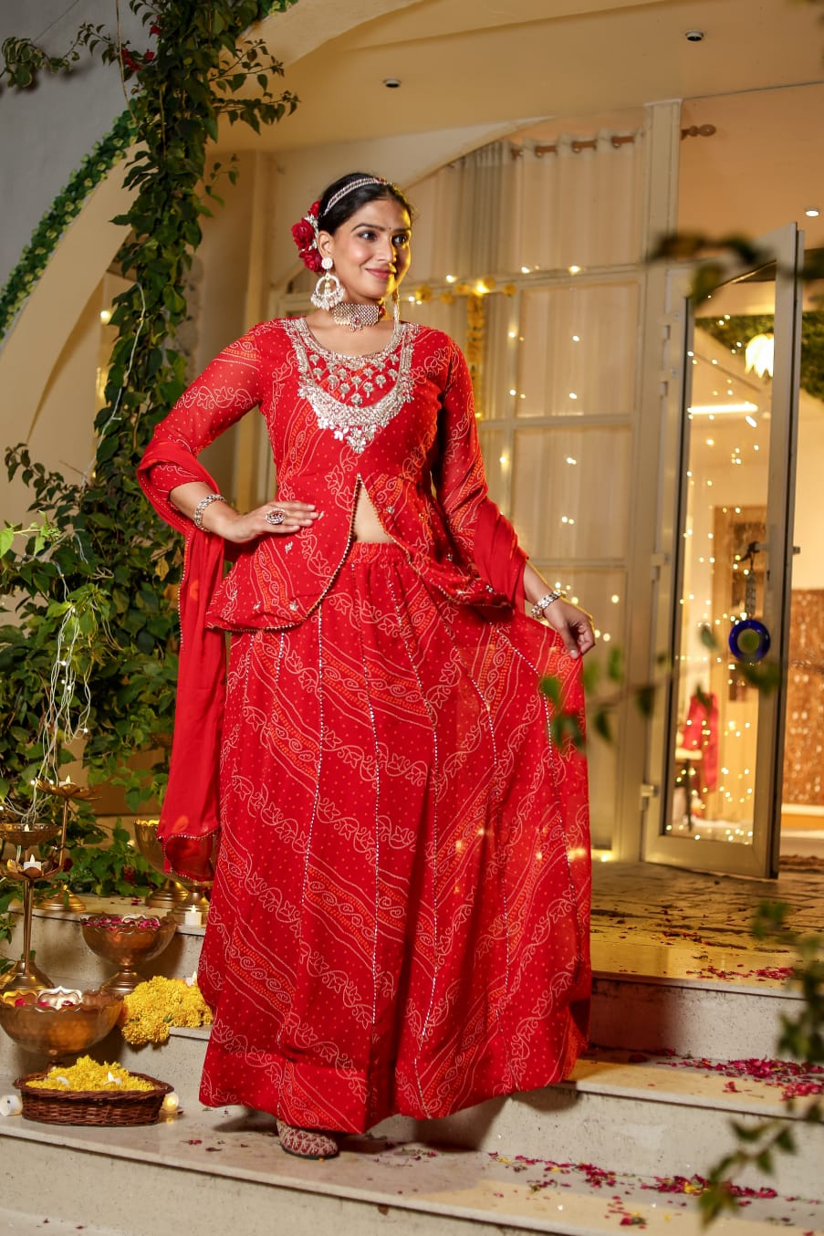 BHANDEJ SPECIAL HANDWORK SKIRT SET